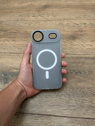 Funda para iPhone 17 AIR negra y semi transparente