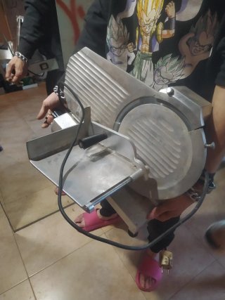 Cortadora de fiambre profesional