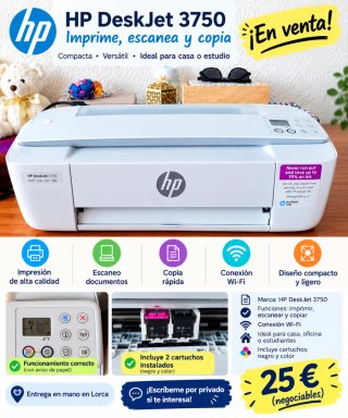 Impresora HP DeskJet 3750