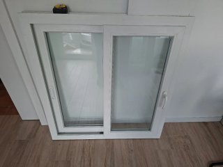 Ventana de PVC Blanca Corredera