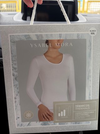Camiseta Térmica Ysabel Mora Blanca XXL