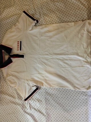 Polo Guess Blanco Original