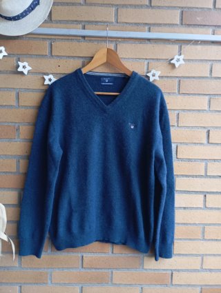Jersey de lana Gant azul