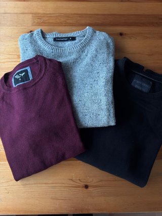 Pack 3 Jerseys hombre. Talla S