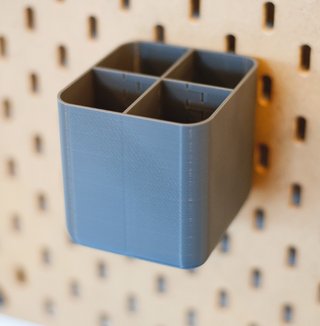 Pack 3 vasos organizadores para IKEA Skadis