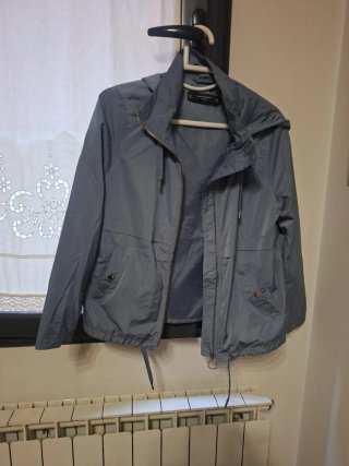 Chaqueta Impermeable Azul Talla S