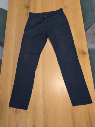 Pantalones Easy Wear Azul Slim Talla 42