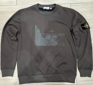 Sudadera Stone Island Gris Talla S