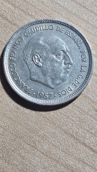 Moneda 50 Pesetas 1957 Estrella 58