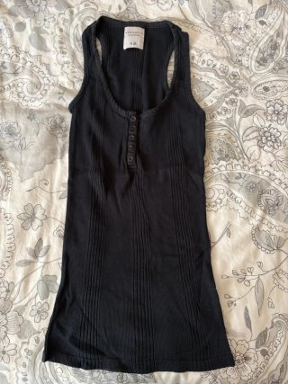 Camiseta Bershka Negra Talla S
