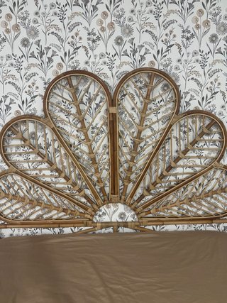 Cabecero de Rattan para Cama 150 Sklum