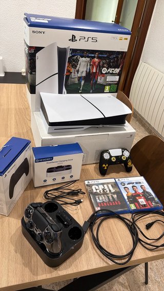 PlayStation 5 1TB con accesorios y juegos