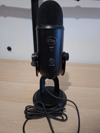 Micrófono Logitech Yeti Blue Negro