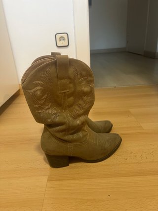 Botas Cowboy Beige