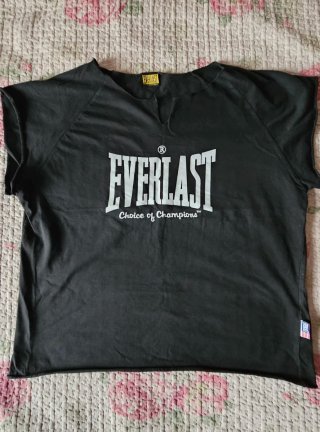 Camiseta sin mangas Everlast negra XL