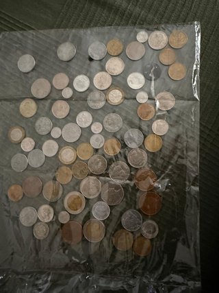 Colección de monedas variadas