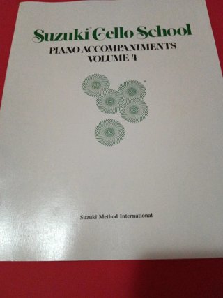 Suzuki Cello School - Piano Accompaniments Vol. 4
