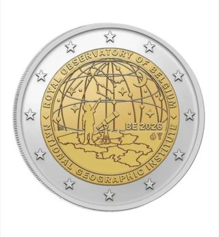 Moneda 2 euro Bélgica 2026 se entrega en Coincard