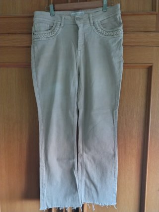 Pantalón Vaquero Beige