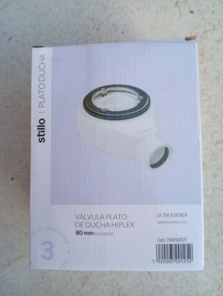 Válvula para Plato de Ducha Hiplex Stillo