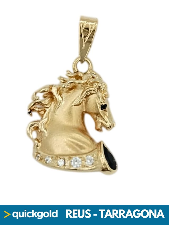 035-03-01127 COLGANTE ORO 18K CABALLO
