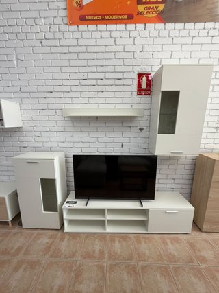 Conjunto de Muebles de Salón Blanco Moderno