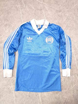 Camiseta Fútbol Vintage Adidas 80s Azul S 52900
