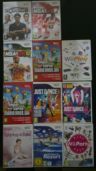 Lote de 12 Juegos para Nintendo Wii