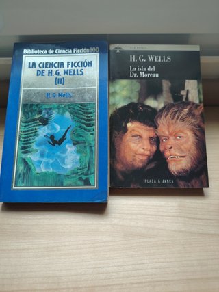 Lote dos libros H G Wells