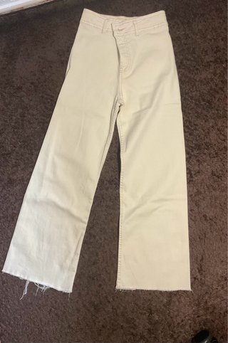 Pantalón Zara Niña Amarillo Talla 13/14