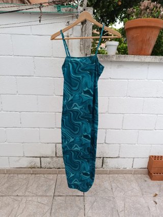 Vestido de tirantes estampado