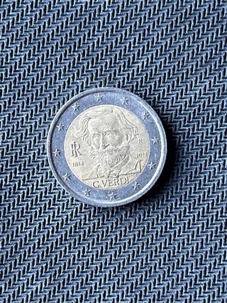 Moneda 2 Euros Conmemorativa Italia 2013