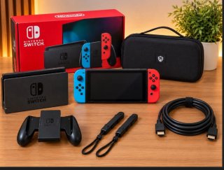 Nintendo Switch V1 con accesorios