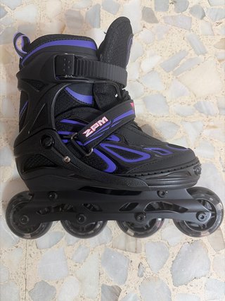 Patines en línea ZPM negros y morados