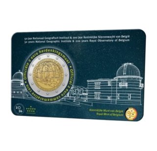 Coincard 2 euro Bélgica 2026. Vendo