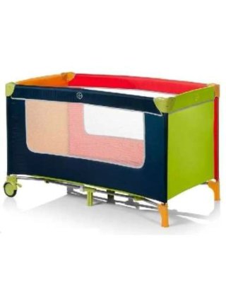 Cuna de viaje plegable multicolor