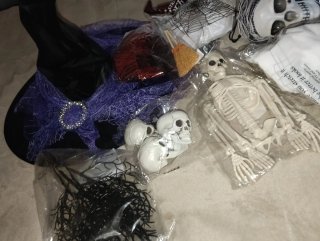 Lote de 11 Artículos de Decoración Halloween