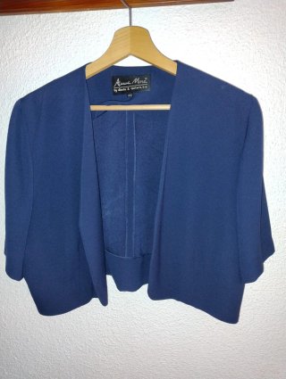 Chaqueta Anna Mora Azul Talla 44