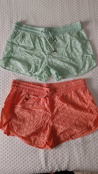 2 Pantalones cortos de playa con cordón