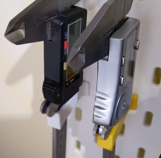 2 soportes de pie de rey estrechos IKEA Skadis
