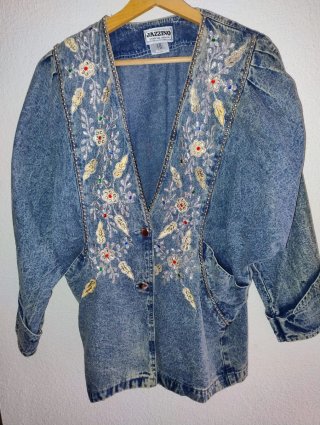 Chaqueta Vaquera Jazzino Bordada