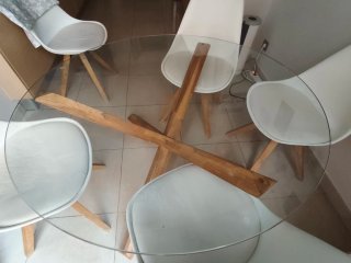 Cristal para Mesa Redonda 119 cm SOLO EL CRISTAL
