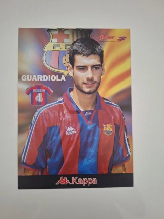 Postal Guardiola FC Barcelona 1997