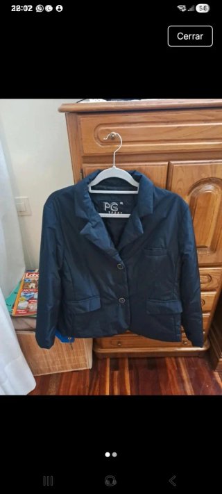 Chaqueta Acolchada Azul PG Sport