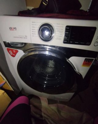 Lavadora Kroms 9kg Inverter Direct Drive