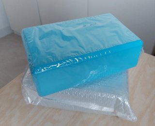 2 Bloques de Yoga Azul Claro