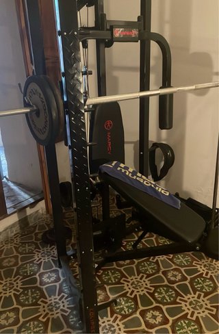 Estación de Musculación Marcy con Barra Smith