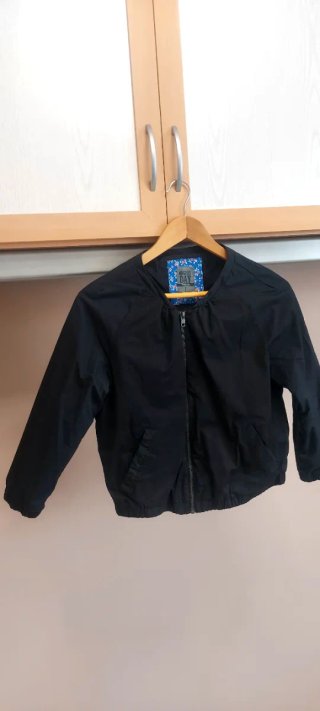 Chaqueta Bomber Negra Bershka