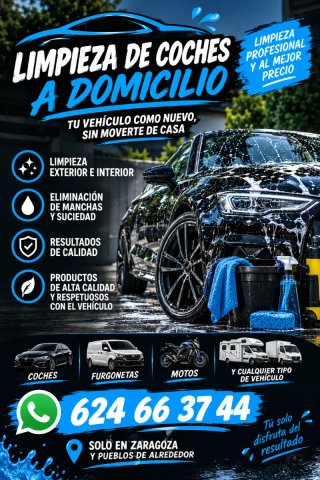 Limpio coches a dominilio