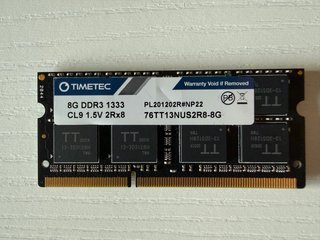 Memoria RAM Timetec 8GB DDR3 1333